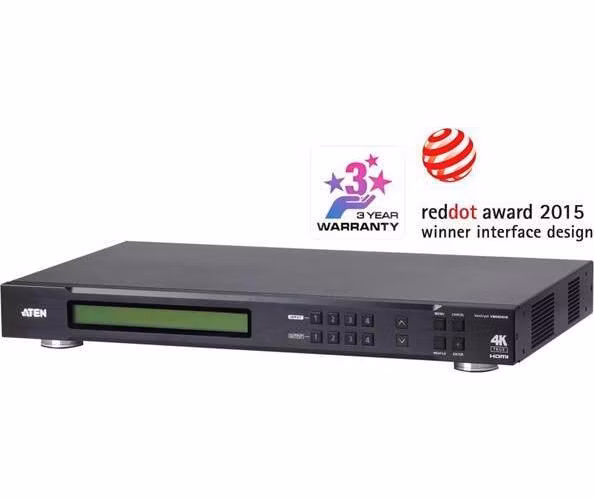 ATEN VM0404HB Professional Audio/Video Video Matrix Switches Standard VM0404HBSearch Product or keyword 4 x 4 True 4K HDMI