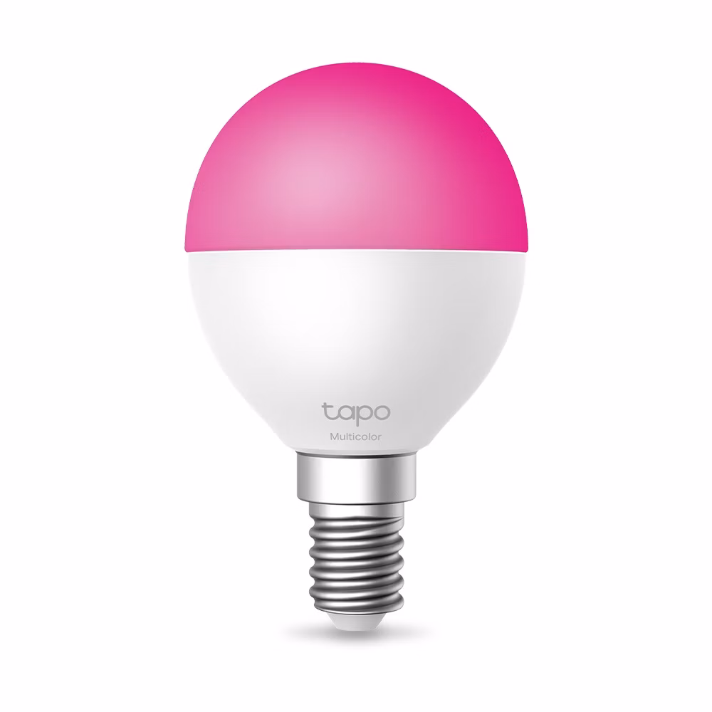 TP-Link Tapo L430P chytrá WiFi stmívatelná LED žárovka (barevná,2500K-6500K,470lm,2,4GHz,E14)