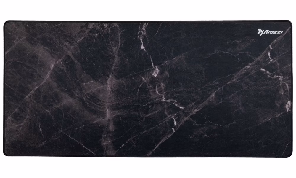 AROZZI ZONA Mousepad XL Black Marble/ XL podložka na stůl/ 900x420x4 mm/ voděodolná