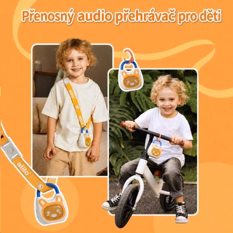 Alilo K1 Pocket Bunny - Přenosný hudební přehrávač, EN