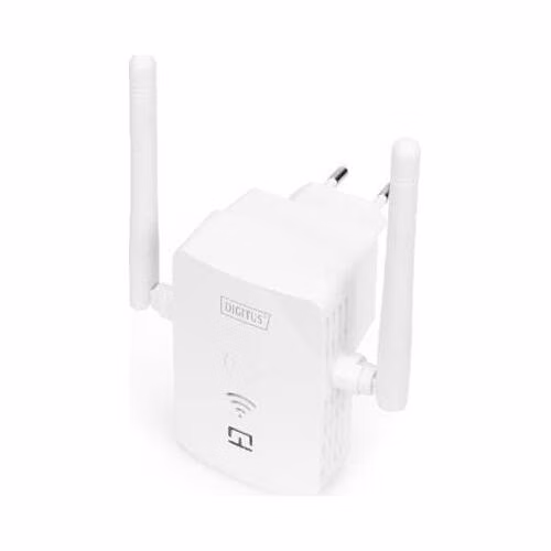DIGITUS 300 Mbps bezdrátový opakovač / přístupový bod, 2,4 GHz + USB nabíjecí port