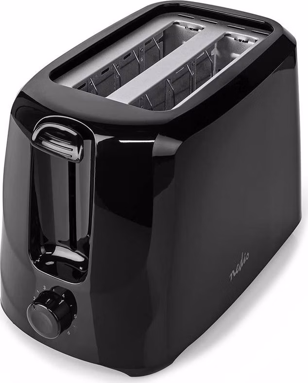 NEDIS topinkovač/ 2 otvory/ 6 úrovní nastavení/ 700 W/ černý