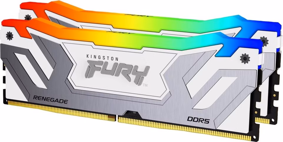 KINGSTON FURY Renegade RGB White XMP 48GB DDR5 8400MT/s / CL40 / CUDIMM / Kit 2x 24GB
