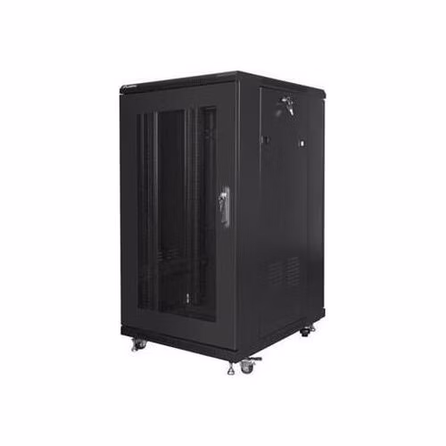 LANBERG Volně stojící skříň 19" 22U/600x800 černá (RAL9004) (v rozloženém stavu) 3 ze 3