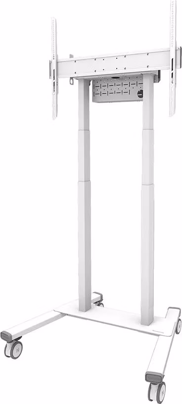 Neomounts FL55-875WH1/Držák displeje/vozík/37-100"/4 kolečka/VESA 800X600/nosn. 110kg/mot. nast.výšky/bílý