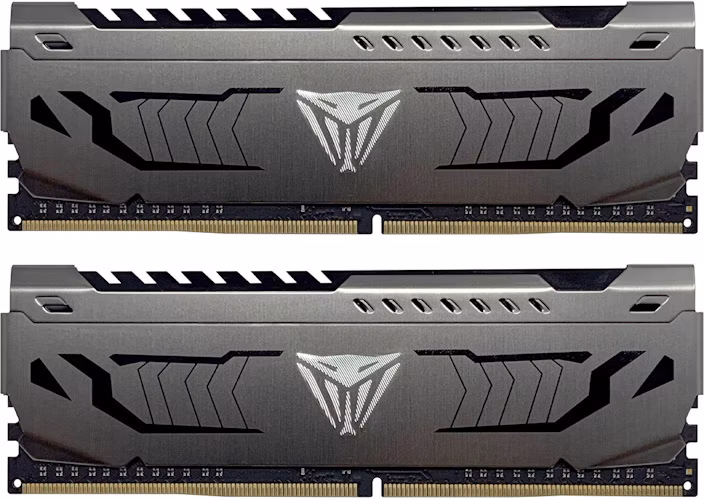 Patriot Viper Steel/DDR4/8GB/3200MHz/CL16/2x4GB/Grey