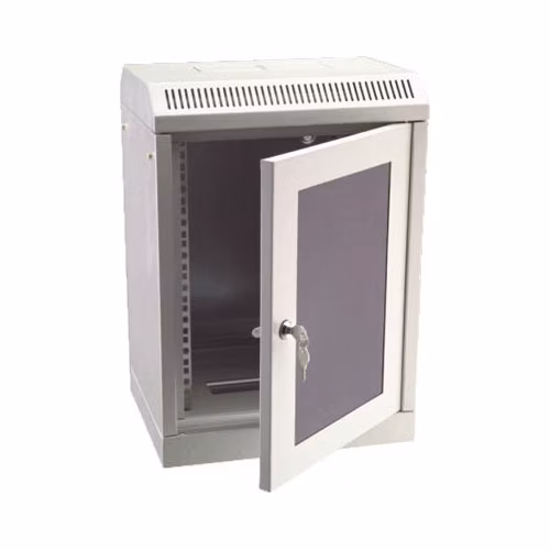OCRACK 10" OCC-10-6U-S rozvaděč nástěnný 6U/280mm skleněné dveře