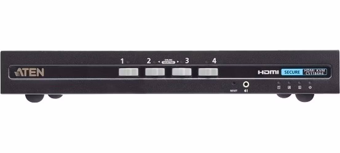 Aten CS1184H4-AT-G 4-Port USB HDMI Zabezpečený KVM přepínač (PSD PP v4.0 kompatibilní)