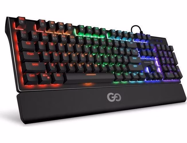 CONNECT IT GG mechanická herní klávesnice.USB,antighost,podsvícená (CZ+SK verze), ČERNÁ