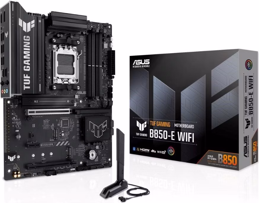 ASUS MB Sc AM5 TUF GAMING B850-E WIFI, AMD B850, 4xDDR5, 1xDP, 1xHDMI, WiFi, ATX