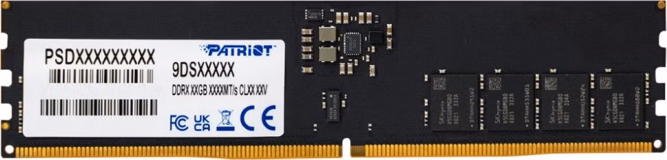 PATRIOT Signature 32GB DDR5 6400MT/s / CUDIMM / CL52 / 1,1V /