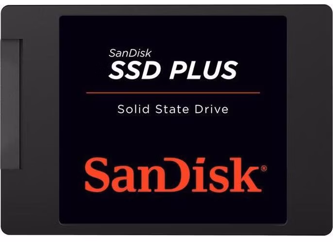 SANDISK SSD Plus 500 GB, SATA SSD disk 2,5", 3D NAND, R:545MB/s, W:505MB/s