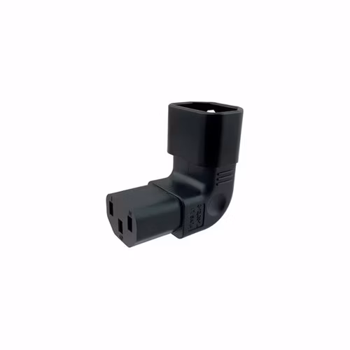 Premium Cord Adaptér vertikálně úhlový IEC C13 female na IEC C14 male, napětí 230V, max.proud 10A