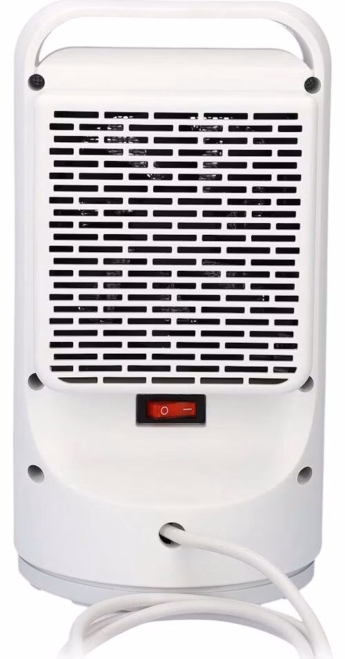 NEDIS Wi-Fi chytrý horkovzdušný ventilátor/ 1500 W/ 2 nastavení teploty/ rotace/ displej/ 10 - 49 °C/ bílý