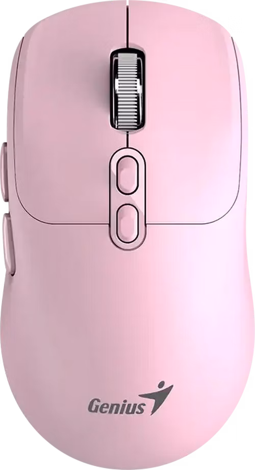 GENIUS NX-8080S BT Young Pink/ duální Bluetooth + 2,4GHz/ 1600 dpi/ bezdrátová/ Copilot/ tichá/ 7tlačítková/ růžová