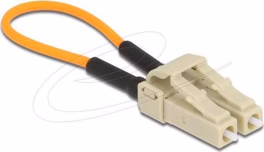 Delock Optický adaptér zpětné smyčky, LC / OM1, Multimód, šedý