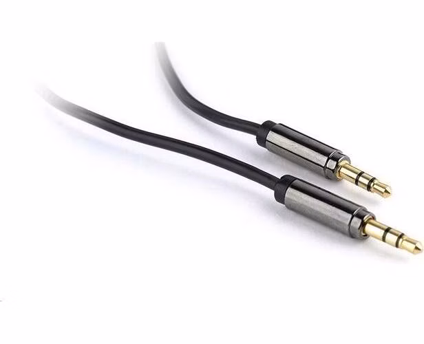 GEMBIRD CABLEXPERT Kabel přípojný jack 3,5mm M/M, PREMIUM QUALITY, pozlacený, 1,8m