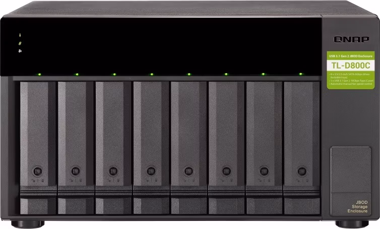 QNAP TL-D800C - rozšiřující jednotka JBOD USB 3.2 (8x SATA), desktop