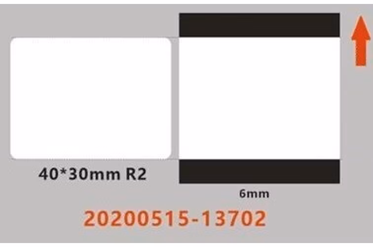 Niimbot štítky ER 40x30mm 230ks Průhledné pro B21, B21S, B3S,B1