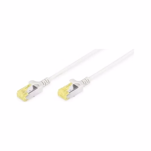 Digitus Tenký propojovací kabel CAT 6A U-FTP Cu, LSZH AWG 28/7, délka 5 m, barva šedá