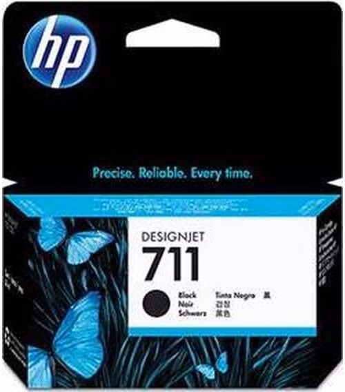HP inkoustová kazeta 711 černá CZ129A originál