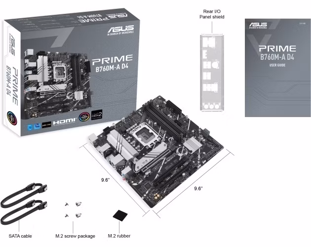 ASUS PRIME B760-D4-CSM/LGA 1700/mATX