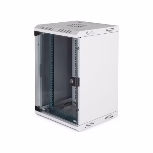 Digitus 10 "a 19" kombinovaná nástěnná skříň 10U horizontální (10 "), 5U vertikální (19"), šedá
