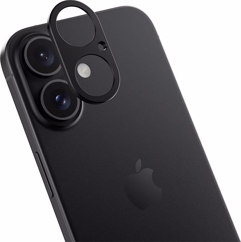 SwitchEasy LenShield Aluminum Lens Protector pre iPhone 16/16 Plus - Black