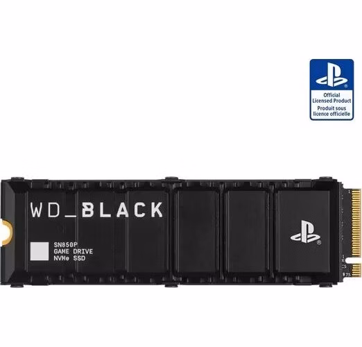 WD Black SN850X SSD Powered by SanDisk 8TB M.2 NVMe Gen4 Heatsink 7200/6600MBps (PS5 Licenced)