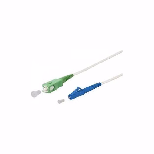 OPTIX SC/APC-LC/UPC patchcord arm. bílý 9/125 30m 3mm B3 LSZH simplex