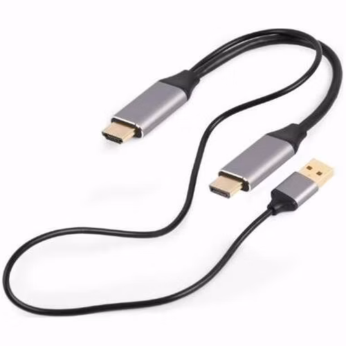 GEMBIRD Kabel aktivní adaptér HDMI samec na DisplayPort samec