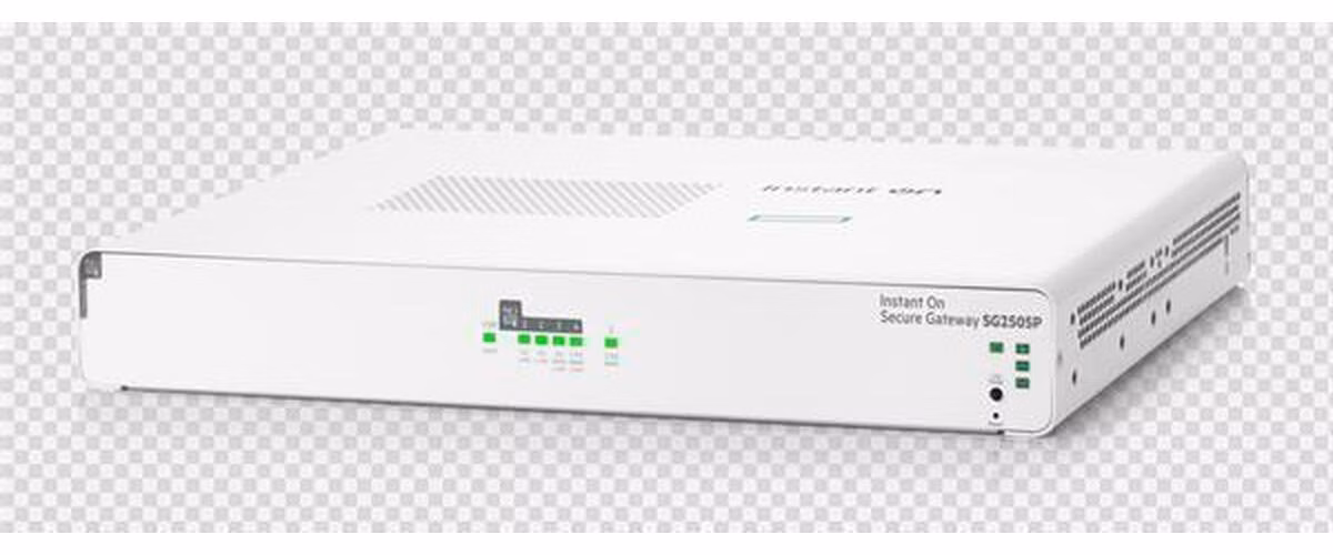 HPE Networking Instant On Secure Gateway 5-port SmartRate 2.5G PoE+ 64W SG2505P