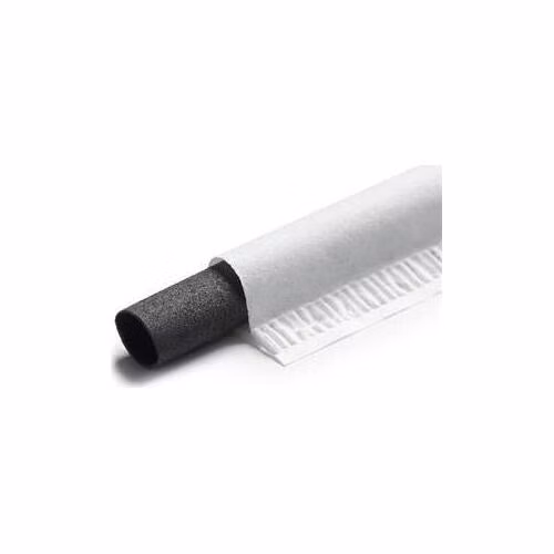 EURO STRAWS - Přírodní minerální brčko Basic 6x210mm , Charcoal Black, 200ks, jednotlivě baleny
