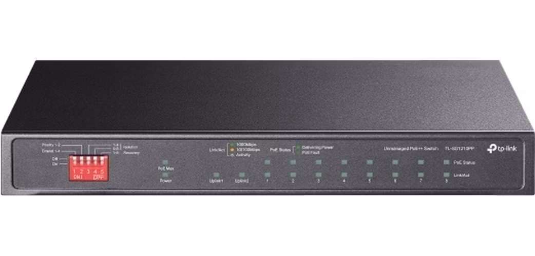 TP-Link TL-SG1210PP10xGb(8xPOE+)SFP Desk.Switch