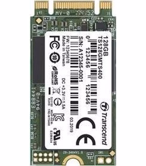TRANSCEND MTE400S 256GB SSD disk M.2 2242, NVMe PCIe Gen3 x4, 2TB/s R, 1TB/s W