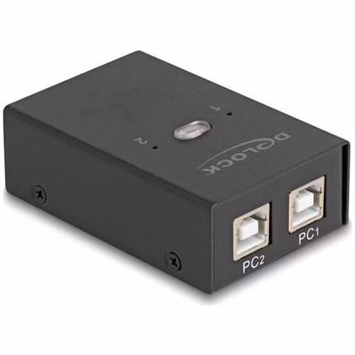 Delock Přepínač USB 2.0, 2 PC na 4 zařízení
