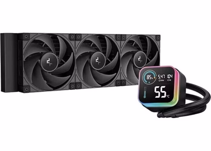 DEEPCOOL Vodní chladič LQ360 ULTRA , ARGB, 3x 120mm, AM5, LGA1851, černá