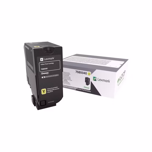 Lexmark CX/CS/ 727,728 Yellow Toner Cartridge 75B0040 - 10 000 str.