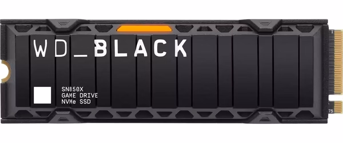 WD BLACK SSD NVMe M.2 4TB PCIe SN850X,Gen4 , (R:7300, W:6600MB/s) + chladič