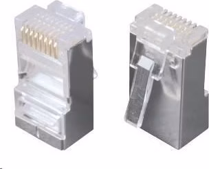 Solarix Konektor RJ45 CAT5E STP 8p8c tieneny neskladany na drot / 100 ks