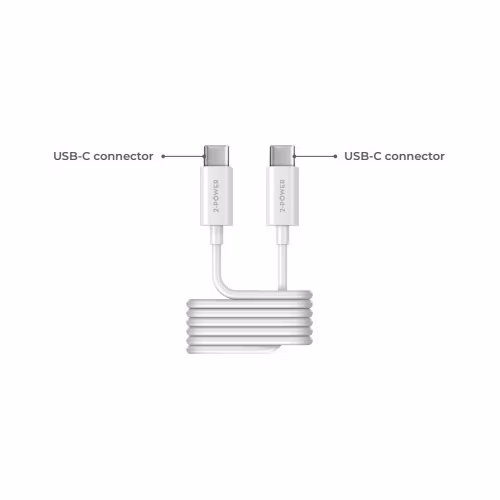 2-Power kabel USB-C to USB-C, 1M