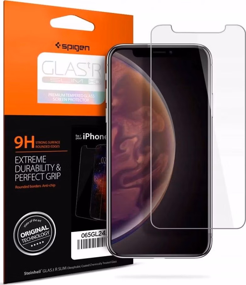 Spigen ochranné sklo GLAS.tR Slim HD pre iPhone 11/XR - Clear