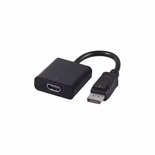 Gembird adaptér DisplayPort (M) na HDMI (F), kábel 0.1m, čierny