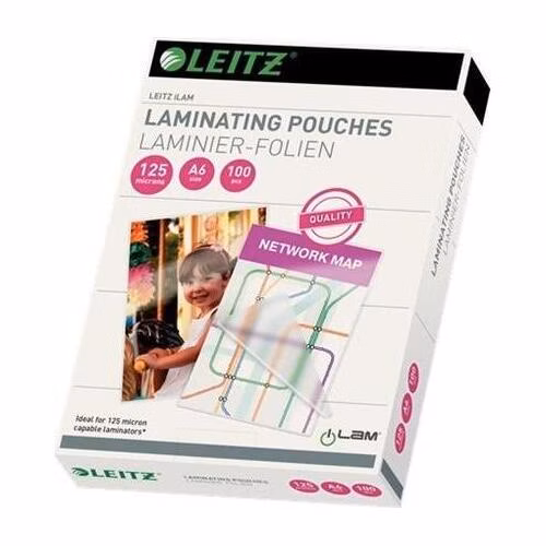 LEITZ Laminovací kapsy iLAM A6, 125 mic (100 ks)