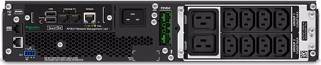 APC Smart-UPS SRT 2200VA (1980W)/ 2U/ RACK MOUNT/ ONLINE/ 230V/ LCD/ with Network Card (AP9631)