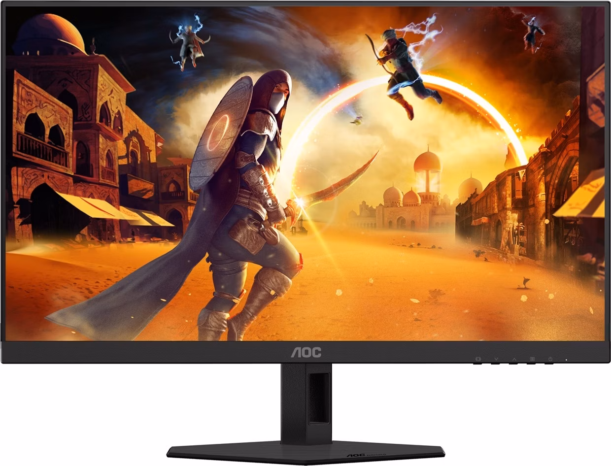 AOC LCD herní 24G4HRE 23,8" IPS/1920x1080@200Hz/0,5ms/300cd/2xHDMI/DP/Repro/VESA