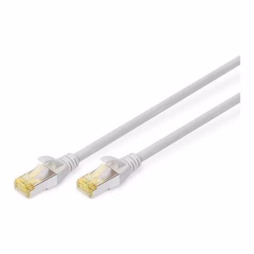 Digitus CAT 6A S-FTP patch cord, Cu, LSZH AWG 26/7, length 2.5 m, color grey