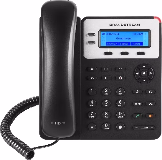 Grandstream GXP1620 [VoIP telefón - 2x SIP účet, HD audio, 3 programy.tlačidlá, prepínač 2xLAN 10/100Mbps]