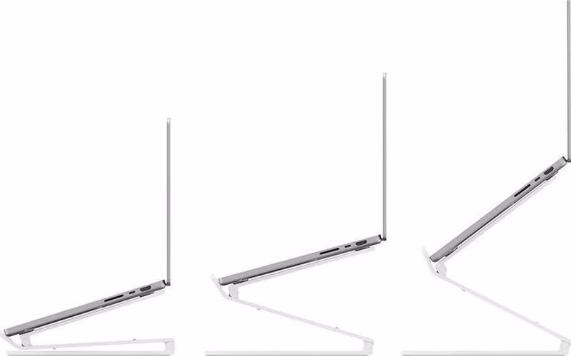 TwelveSouth stojan Curve Flex pre MacBook - Black Aluminium