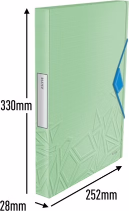 LEITZ Box na dokumenty UrbanChic PP, A4, zelená